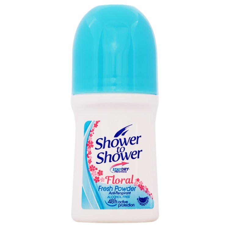 Shower to Shower Floral Fresh Powder Antiperspirant Roll On