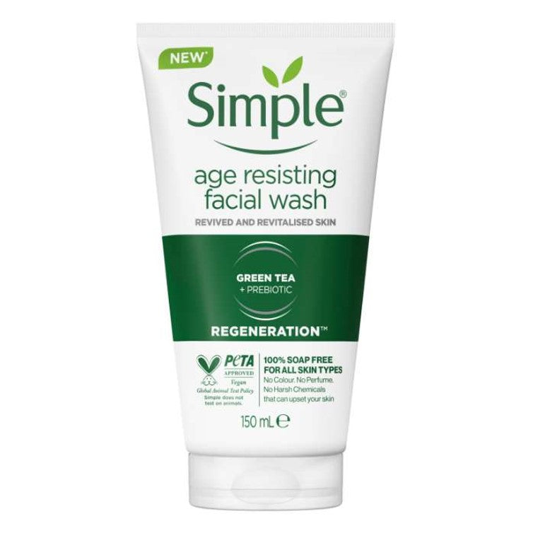 Simple Regeneration Age Resisting Facial Wash 150ml