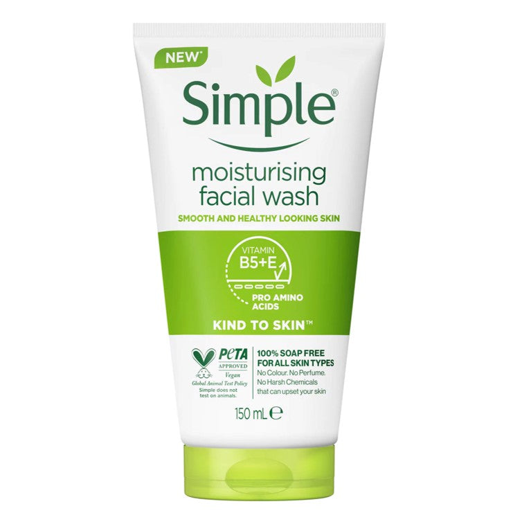 Simple Kind to Skin Moisturizing Facial Wash 150ml