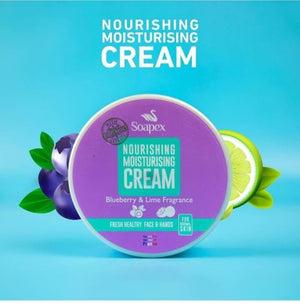 Soapex Nourishing Moisturizing Cream Blueberry & Lime 90ml