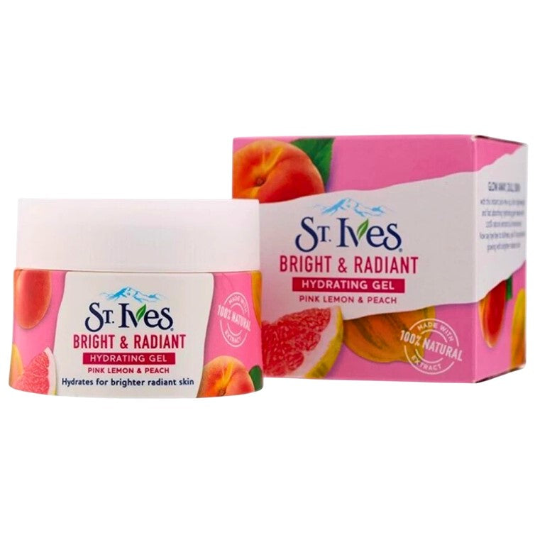 St. Ives Hydrating Gel Bright & Radiant Pink Lemon & Peach 45g