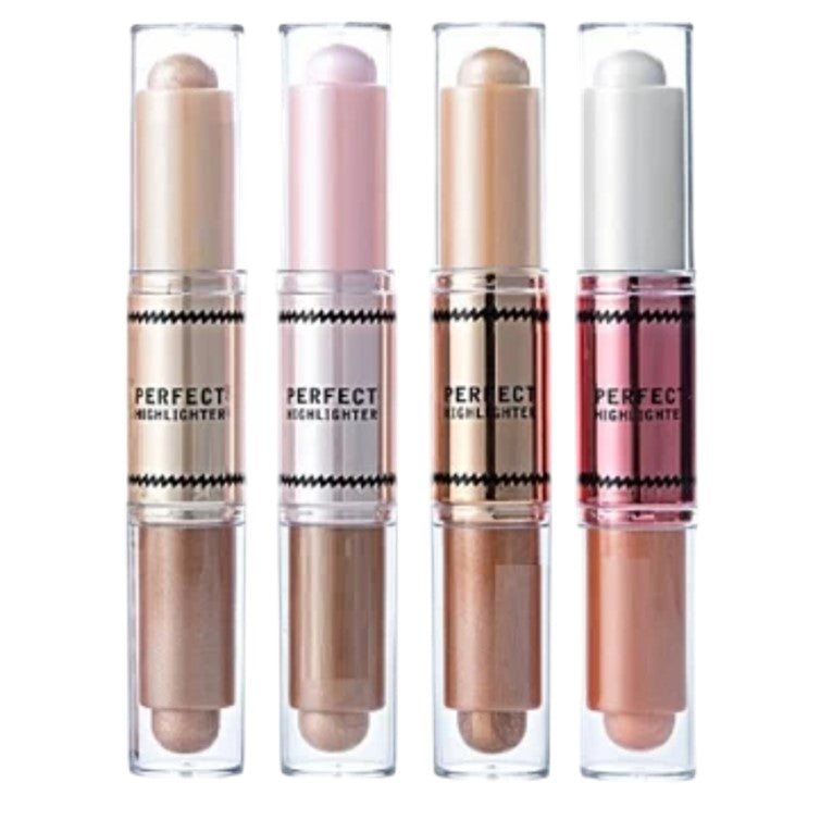 Tailaimei Perfect Highlighter, Strobe and Contour Stick (Pack of 4)