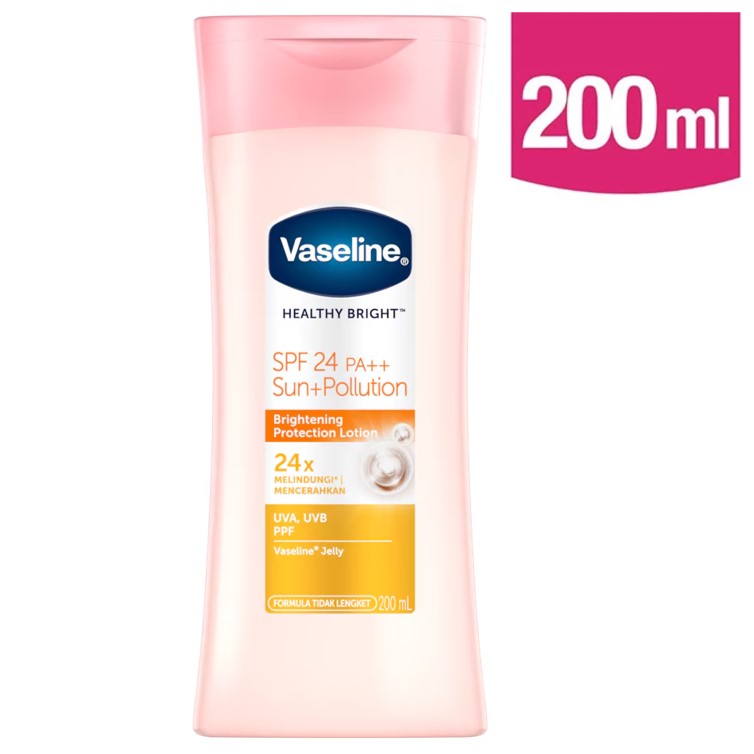 Vaseline Healthy Bright Sun + Pollution Protection SPF24 Lotion 200ml