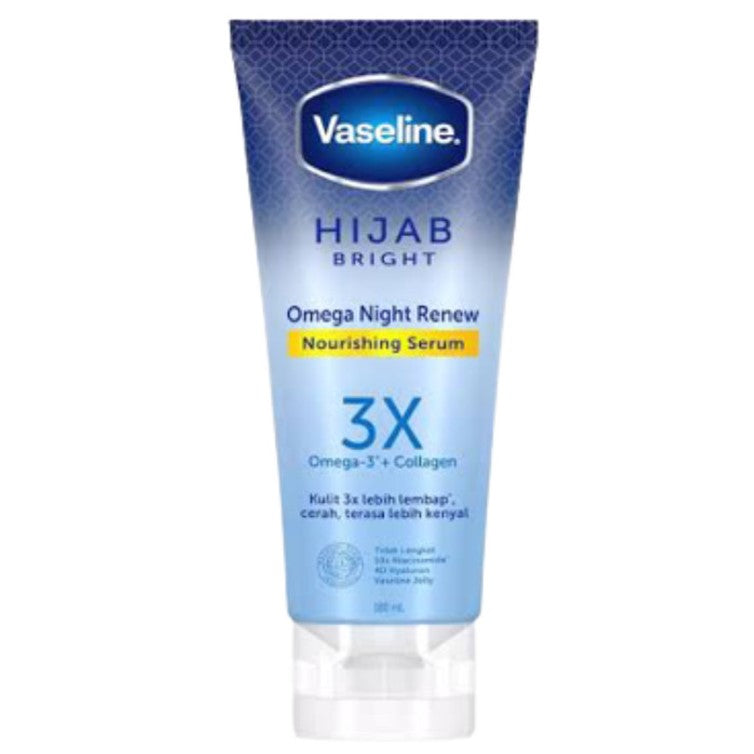 Vaseline Hijab Omega Night Renew Nourishing Serum 180ml