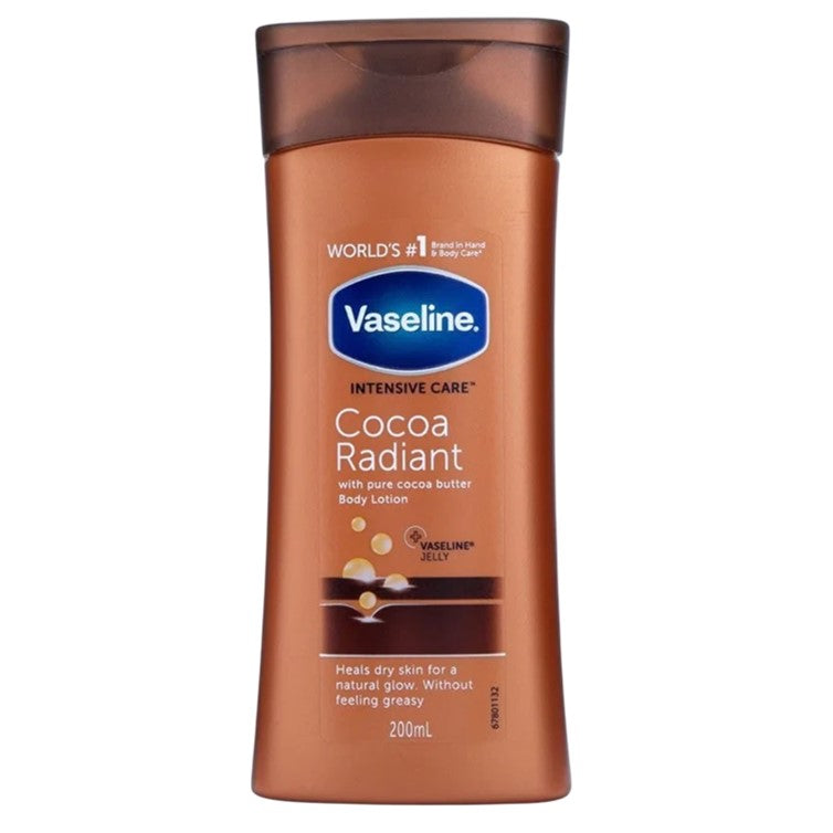 Vaseline Intensive Care Cocoa Radiant Lotion 200ml (Imported)