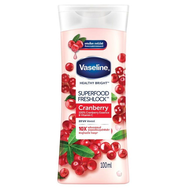 Vaseline Healthy Bright Superfood Freshlock Cranberry with Vitamin C 100ml