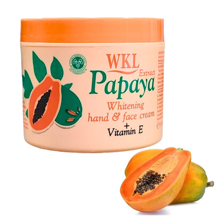 Wokali Papaya Extract Whitening Hand & Face Cream 115g