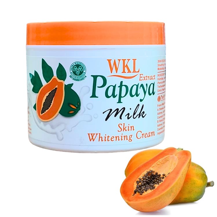 Wokali Papaya Extract & Milk Skin Whitening Cream 115g