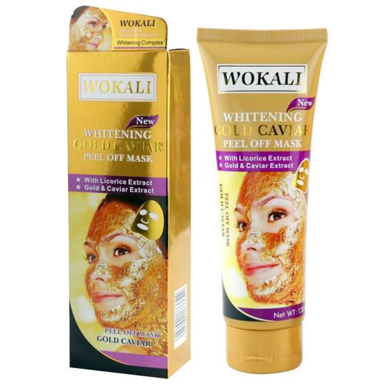 Wokali Whitening Peel Off Mask Gold Caviar 130ml