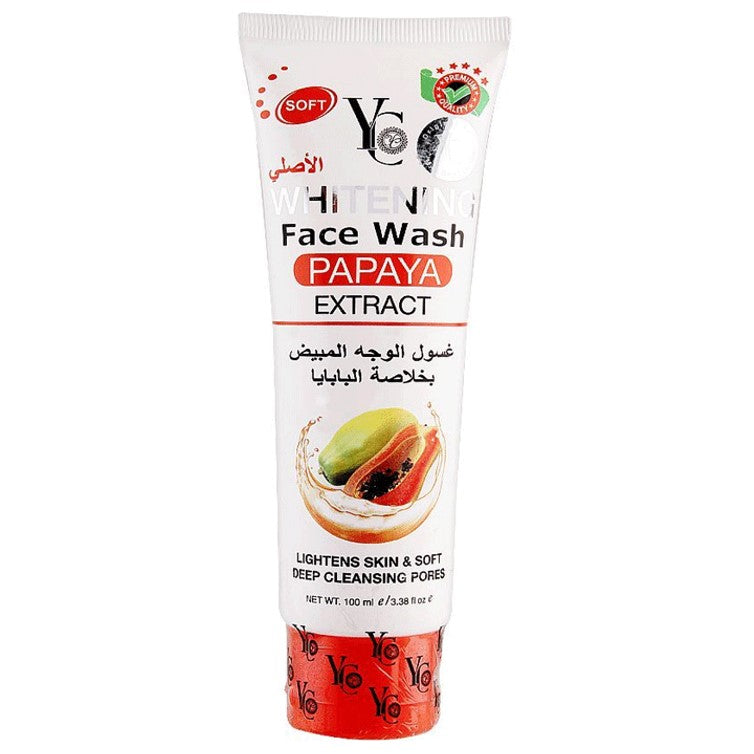 YC Whitening Face Wash Papaya Extract 100ml