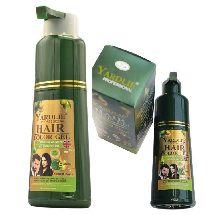 Yardlie Hair Color Gel Natural Black 200ml