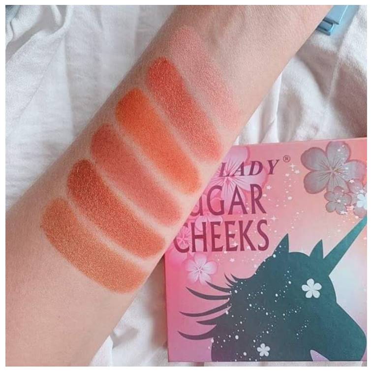 Anylady Sugar Cheeks Blush Highlight & Eyeshadow Palette