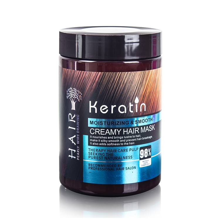 Keratin Creamy Hair Mask Moisturizing & Smooth Hair Growth 500ml