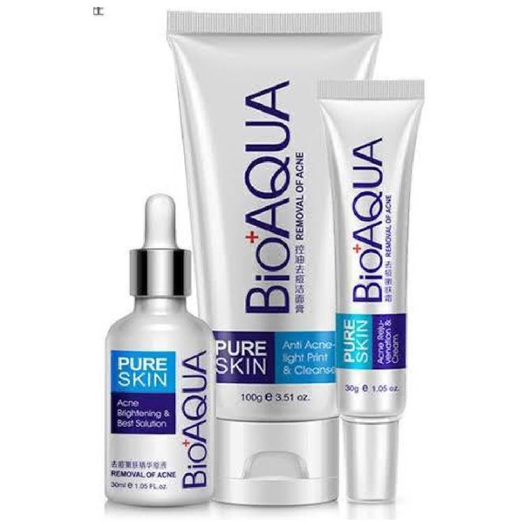 BIOAQUA Skin Care Acne Removal & Brightening Kit