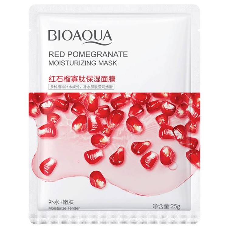 BIOAQUA Red Pomegranate Moisturizing Sheet Mask 25g