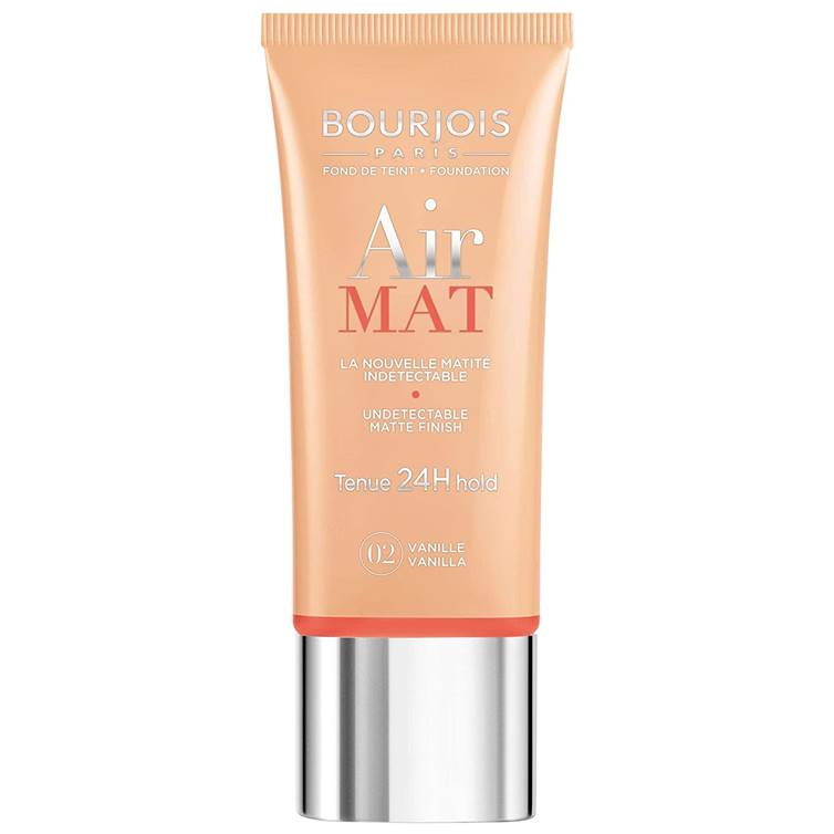 Bourjois Air Mat Matte Finish 24H Foundation 02 Vanilla