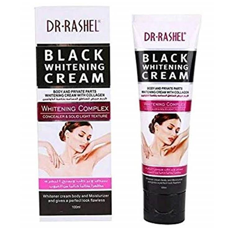 Dr. Rashel Black Whitening Cream Body Private Parts with Collagen