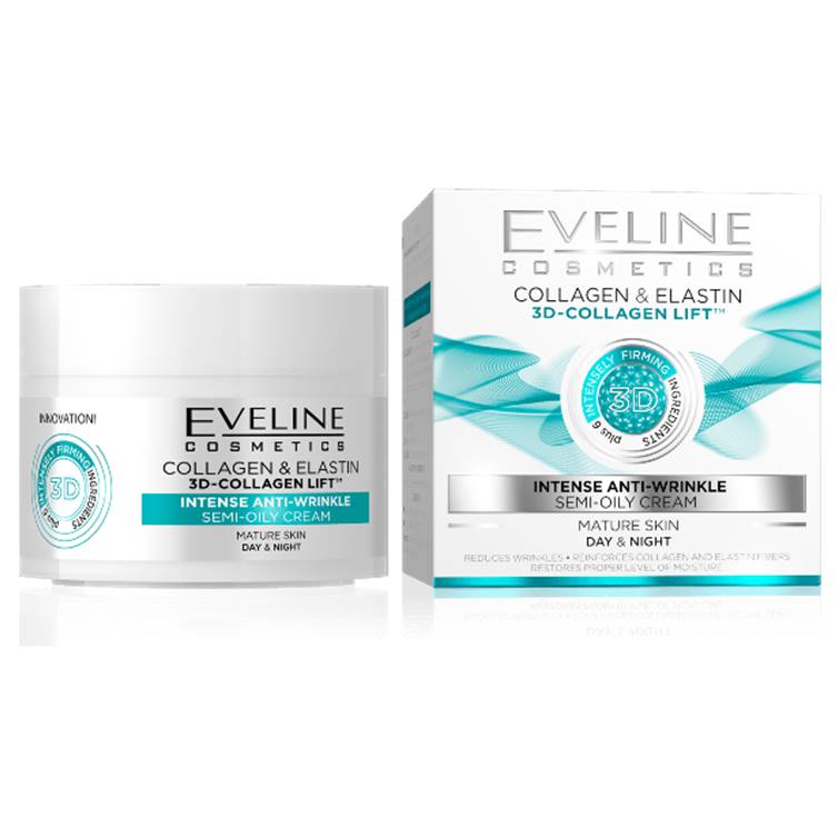 Eveline Collagen & Elastin 3D Lift Intense Anti-Wrinkle Day & Night Cream