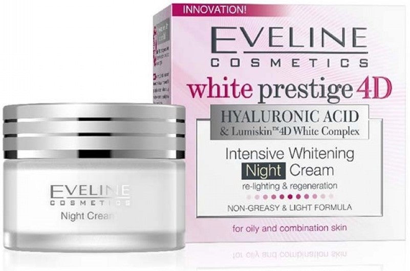 Eveline White Prestige 4D Whitening Night Cream 50ml Urban Beauty