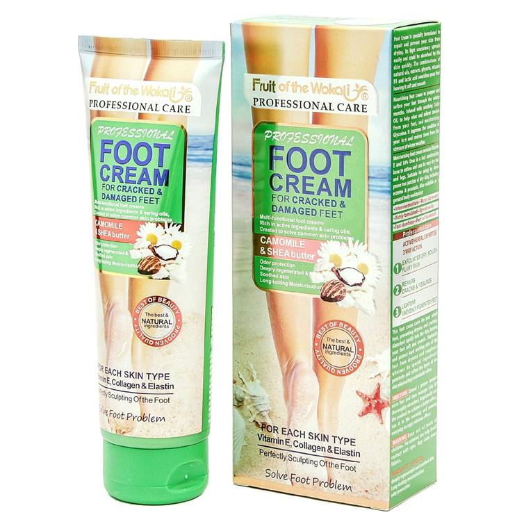 Fruit of Wokali Foot Cream for Cracked & Damaged Feet 130ml