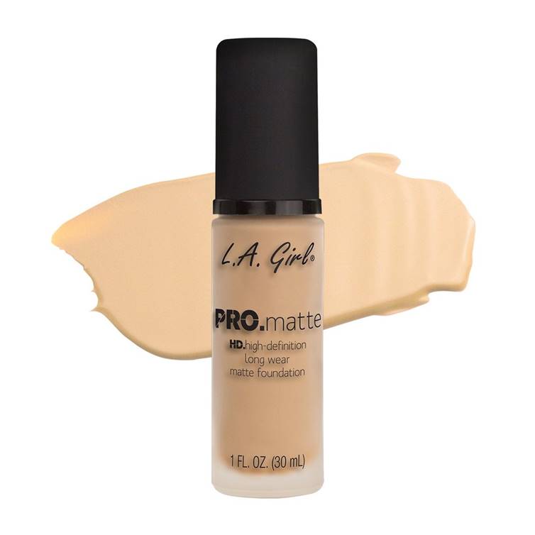 L.A. Girl Pro Matte HD Long Wear Matte Foundation Natural