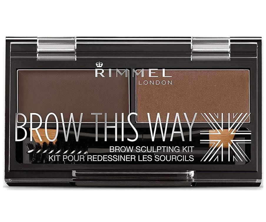 Rimmel Brow This Way Sculpting Kit Dark Brown