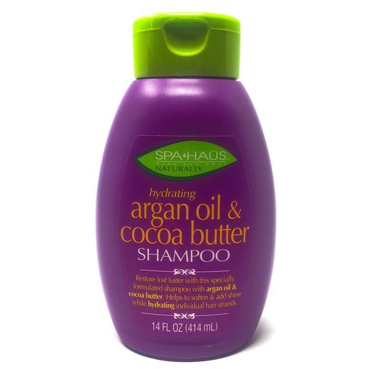 SPA HAUS Hydrating Argan Oil & Cocoa Butter Shampoo 414ml