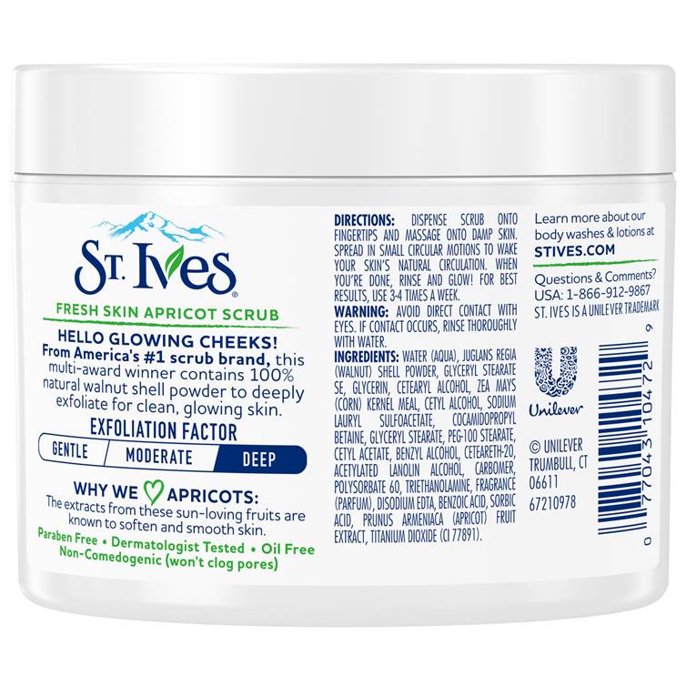 St. Ives Fresh Skin Face Scrub Apricot (Imported)