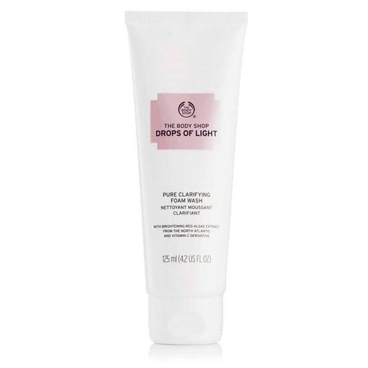 The Body Shop Drops Of Light Pure Clarifying Foam Wash 125ml