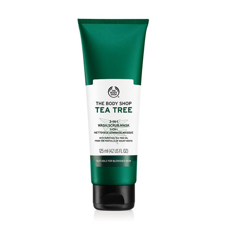 The Body Shop Tea Tree 3-in-1 Wash Scrub Mask